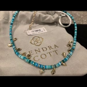 ❌SOLD❌ NWT Kendra Scott Reese choker in sea green
